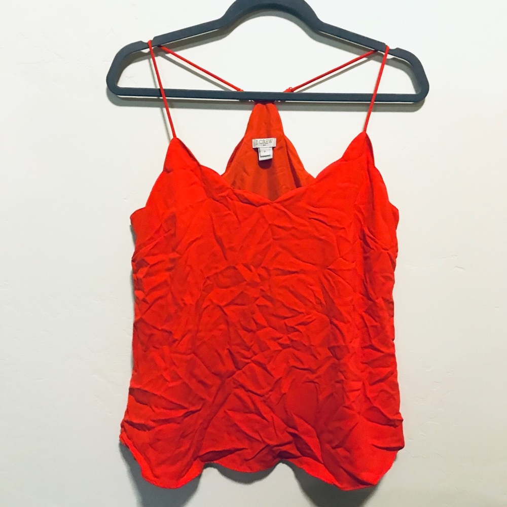 JCREW bright red blouse. Size 8 or Small really.